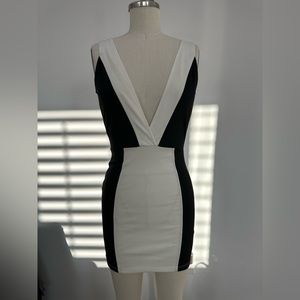 Nasty gal B&W mini dress